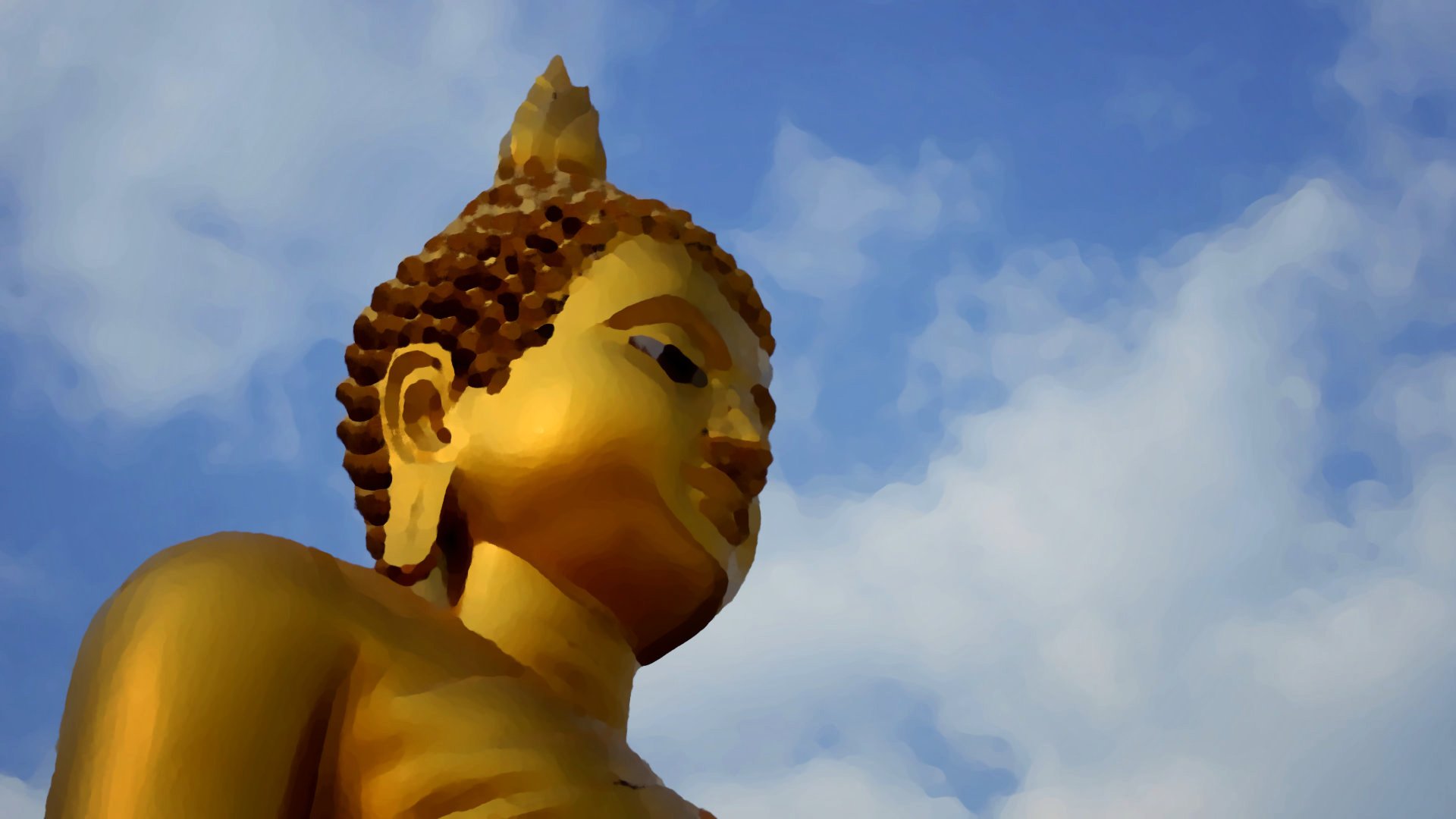 The Buddha and the sky 3